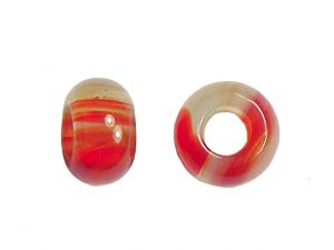 Bighole Beads Red Agate 12mm