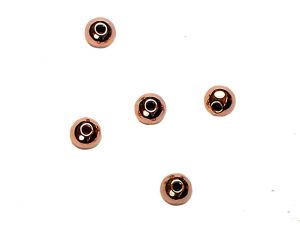 Copper Seamless Beads 4mm