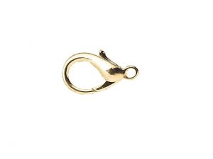 Lobster claw clasp goldplated 20 mm 3 Pcs