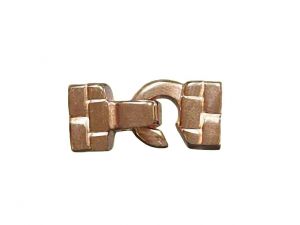 Cord Clasp With Hook Rose Gold Plated