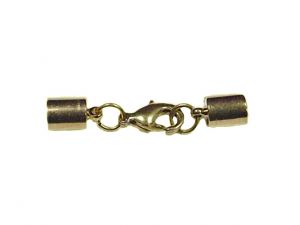 Leathercord Clasp Brass 4.5mm