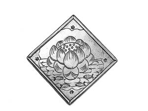 Lotus Blüten Anhänger