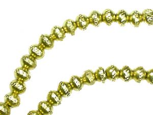 Brass Beads Knurled Round 7mm