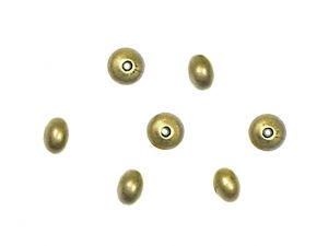 Saucers goldplated plain 4,5mm