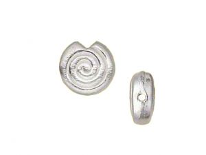Bead Snail silverplated