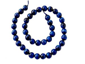 Beads Blue Tigereye 8mm Round