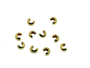 Crimp Bead Covers goldfilled 3mm