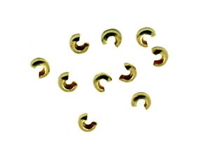 crimp covers goldplated 4mm