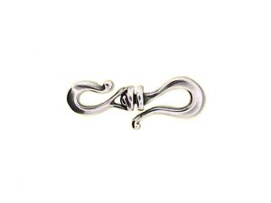 Hook Clasp Rotatable Silverplated 21mm