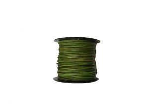 Spool Leathercord 2mm Green Dyed
