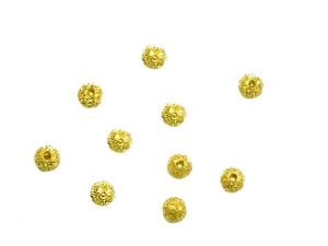 beads stardust goldplated 4mm