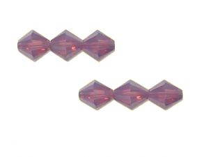 Swarovski® Bicone Cyclamen Opal 4mm