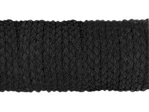 Suede Leathercord Braided Black 6mm