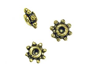 Spacer star goldplated 9mm