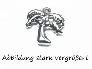 Charm Coco Palm 14mm Stainless Steel
