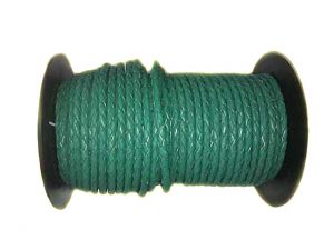 Leathercord Braided 6mm Turqouise-Green