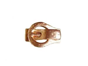 Lederband-Magnetverschluss Schnalle aus Zamak Rosegold