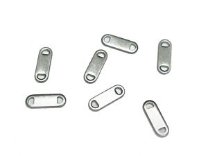Logo Labels 2 Holes Stainless Steel 14mm