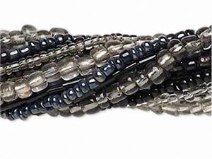 Seed Bead Mix Silver And Grey