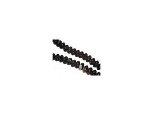 Beads Black Agate Rondelle 10mm