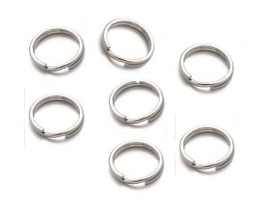 Split Rings 12mm Stainless Steel 10Pcs