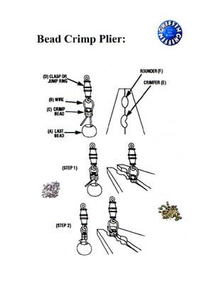 Instruction for using a crimp plier